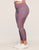 Adore Me Cali Stripe Mesh Active 7/8 Legging With Striped Mesh in color Walkpop_Plum Pie and shape legging