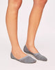 Walkpop Clara Socks No-Show Socks in color Grey and shape socks