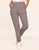 Walkpop Pippa Ponte Pant Wear-to-Work Semi-Straight Leg Pant in color Mystic Mud and shape pant