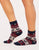 Walkpop Winter Wonderland Cozy Holiday Pattern Socks in color Dark Navy and shape socks