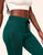 Adore Me Fiona Fleece Lined Legging in color Forever Green and shape legging