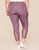 Walkpop Ava Legging Active Legging with Pockets and Mesh Details in color Walkpop_Plum Pie and shape legging