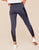Walkpop Ava Legging Active Legging with Pockets and Mesh Details in color Graystone and shape legging