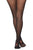 Walkpop Star Dust Tights in color Nero KT and shape hosiery