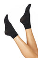 Walkpop Mira Ankle Socks in color Nero KT and shape socks