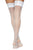 Walkpop Ever After in color Bianco KT and shape hosiery