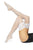 Walkpop Married Stockings in color Bianco KT and shape hosiery