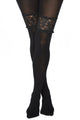 Walkpop Risky Game Tights in color Nero KT and shape hosiery