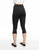 Walkpop Cali Crop Everyday Activewear Crop Legging in color Black and shape legging