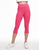 Walkpop Cali Crop Everyday Activewear Crop Legging in color Fuchsia Rose and shape legging
