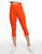 Walkpop Cali Crop Everyday Activewear Crop Legging in color Orange.com and shape legging