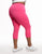 Walkpop Cali Crop Everyday Activewear Crop Legging in color Fuchsia Rose and shape legging