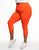 Walkpop Cali Crop Everyday Activewear Crop Legging in color Orange.com and shape legging