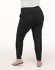 Walkpop Nora Neoprene Pant Wear to Work Casual Pant in color Meteorite and shape pant
