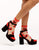 Walkpop Red Lips Socks Ankle Socks with Sheer Detail in color Bright White and shape socks