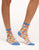 Walkpop Candy Confetti Socks Ankle Socks with Sheer Detail in color Bright White and shape socks