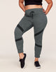 Adore Me Gail Super-Soft Fitted Jogger in color Noir Dark Heather and shape jogger