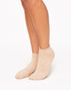 Walkpop Claire Core Socks (Pack of 3) Cozy Ankle Socks in color Nude and shape socks