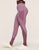 Walkpop Ava Legging High-Waist Active Legging With Mesh Pockets in color Walkpop_Plum Pie and shape legging