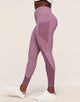 Walkpop Ava Legging High-Waist Active Legging With Mesh Pockets in color Walkpop_Plum Pie and shape legging