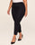 Walkpop Penny Ponte Pant Wear-to-Work Fitted Pant in color Noir and shape pant