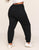 Adore Me Kaylie Classic Fleece Sweatpant in color Noir and shape pant