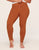 Walkpop Sara Sleep Set Printed Bottom and Solid Legging Sleep Set in color Rust Plaid and shape pant
