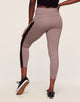 Adore Me Luna Lace 7/8 Active 7/8 Legging With Lace Detail in color Mystic Mud and shape legging