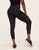 Adore Me Luna Lace 7/8 Active 7/8 Legging With Lace Detail in color Noir and shape legging