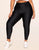 Adore Me Remy Rib Legging Recycled Rib Legging in color Noir and shape legging