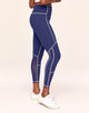 Walkpop Cora Cozy Ventilation 7/8 Fashion Active 7/8 Legging With Mesh Detail in color Shadow and shape legging