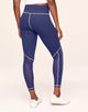 Walkpop Cora Cozy Ventilation 7/8 Fashion Active 7/8 Legging With Mesh Detail in color Shadow and shape legging