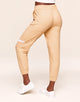 Adore Me Harmoney Fashion Jogger With Mesh Detail in color Peach Fuzz and shape jogger