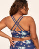 Adore Me Cora Cozy Bra Bra in color Tropical C01 and shape sports bra