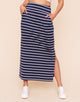Walkpop Sidney Skirt Skirt in color Easy Stripe and shape skirt