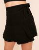 Walkpop Savannah Skort Skort in color Noir and shape skirt