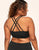 Adore Me Cora Cozy Bra Super-Soft Sports Bra in color Noir and shape sports bra