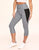 Adore Me Bailey Brushed Crop Super-Soft Active Crop with Pockets in color Gray Days and shape legging