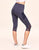 Adore Me Ava Cozy Crop Cozy Active Legging with Pockets & Mesh Details in color Graystone and shape legging
