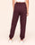 Adore Me Kaylie Classic Fleece Sweatpant in color Oxblood and shape pant