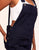 Walkpop Jasmine Jumpsuit Denim Overalls in color Dark Denim and shape pant