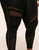 Adore Me Skylar Seamless Legging Seamless Legging with Open-hole Detail in color Noir and shape legging