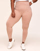 Walkpop Sophia Seamless Legging Casual Heather Seamless Legging in color Spic + Spice Heather  and shape legging