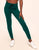 Adore Me Fiona Fleece Lined Legging in color Forever Green and shape legging