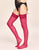 Walkpop Tara Thigh High Thigh-High Stockings in color Persian Red and shape stockings