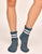 Walkpop Fuzzy Tube Sock Fuzzy Tube Socks in color Fog Blue and shape socks