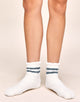 Walkpop Fuzzy Tube Sock Fuzzy Tube Socks in color Soft White and shape socks