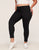 Walkpop Cali Rib Jogger Rib Detail Fashion Jogger in color Walkpop_Noir and shape pant