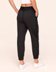 Walkpop Bailey Brushed Jogger Super-Soft Active Jogger with Pockets in color Noir and shape pant