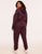 Walkpop Sierra Sweatpant Classic Fleece Sweatpant in color Oxblood and shape pant